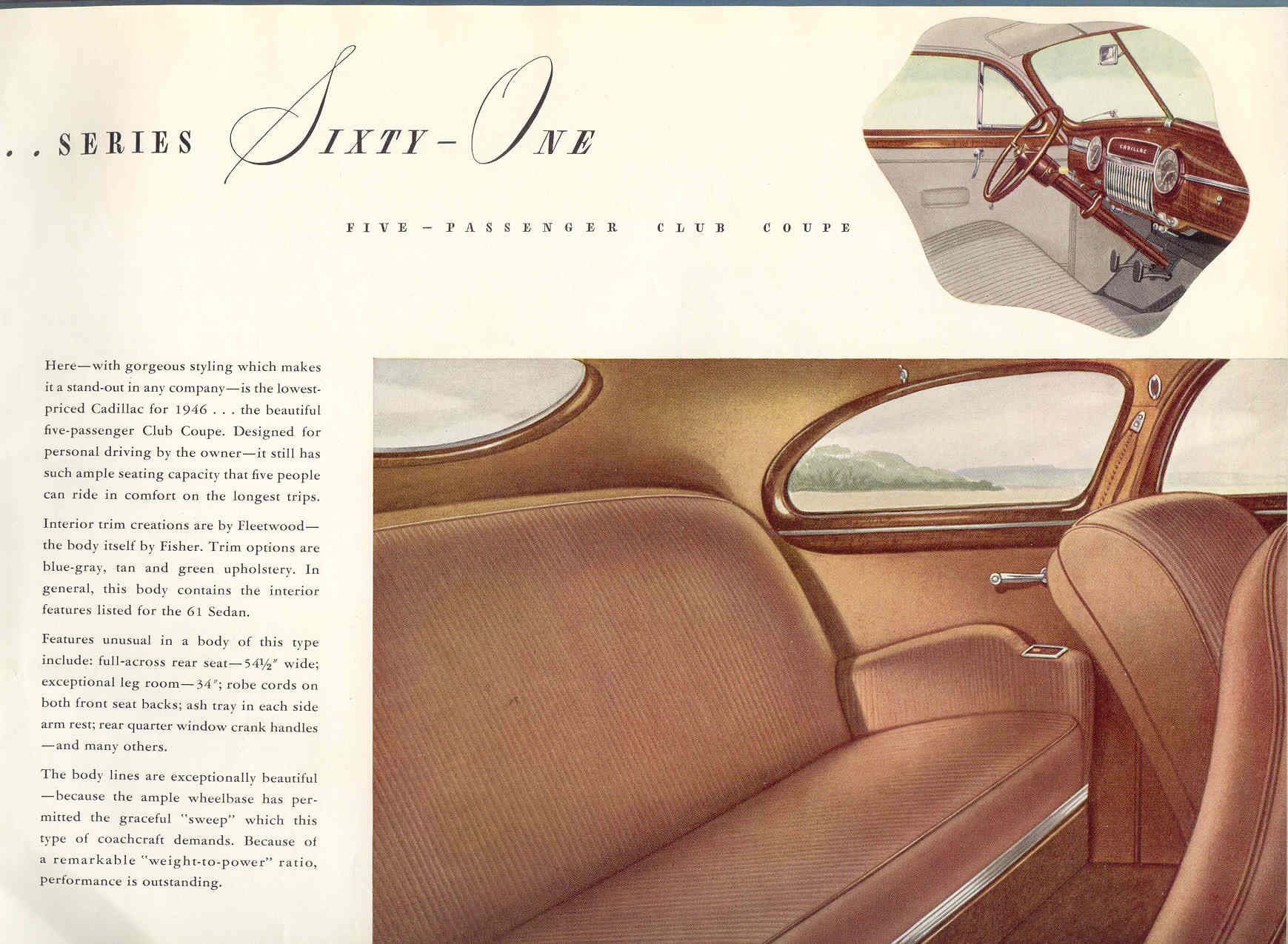 1946 Cadillac Brochure Page 10